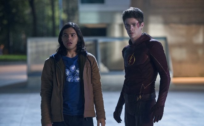The Flash - The Man in the Yellow Suit - Kuvat elokuvasta - Grant Gustin, Carlos Valdes