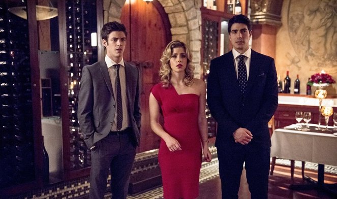 The Flash - Season 1 - Uma equipa all star - Do filme - Grant Gustin, Emily Bett Rickards, Brandon Routh