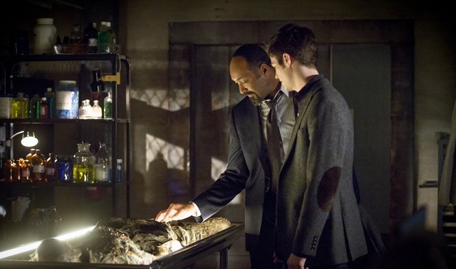 The Flash - Who Is Harrison Wells? - Photos - Jesse L. Martin, Grant Gustin
