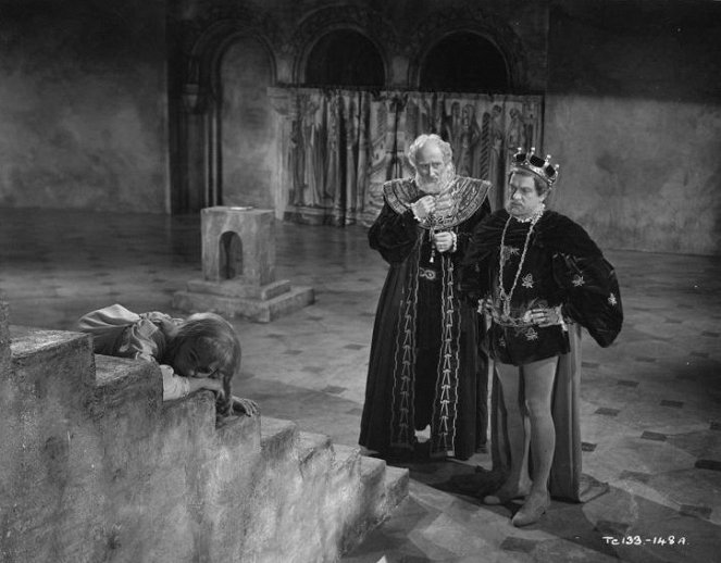 Hamlet - Do filme - Jean Simmons, Felix Aylmer, Basil Sydney