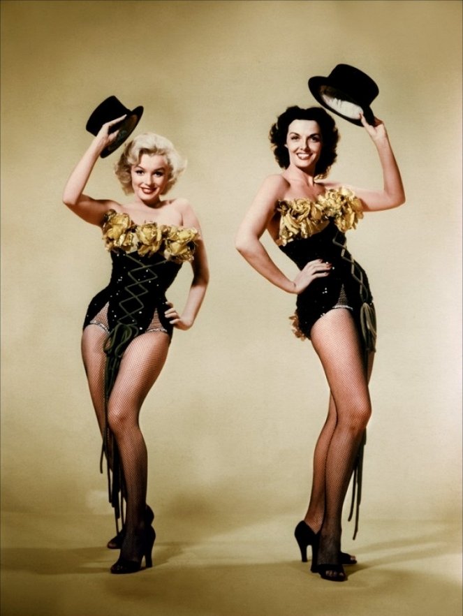 Szőkék előnyben - Promóció fotók - Marilyn Monroe, Jane Russell