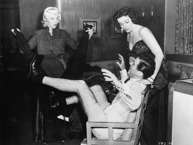 Blondinen bevorzugt - Filmfotos - Marilyn Monroe, Elliott Reid, Jane Russell