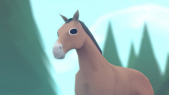 El caballo criado por esferas - De la película