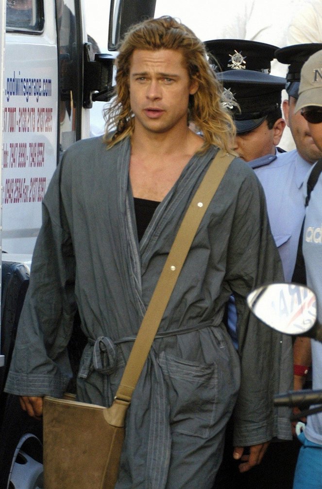 Troy - Van de set - Brad Pitt