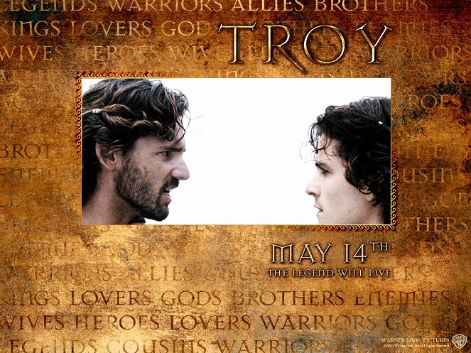 Troja - Lobbykarten - Eric Bana, Orlando Bloom
