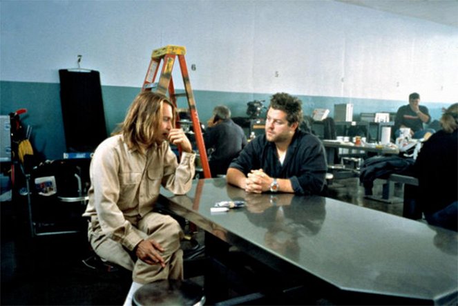 Blow (Profissão de Alto Risco) - De filmagens - Johnny Depp, Ted Demme