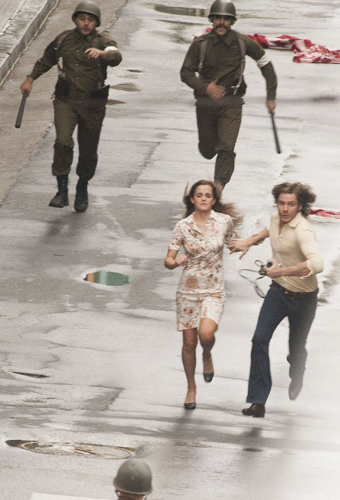 Kolónia - Z nakrúcania - Emma Watson, Daniel Brühl