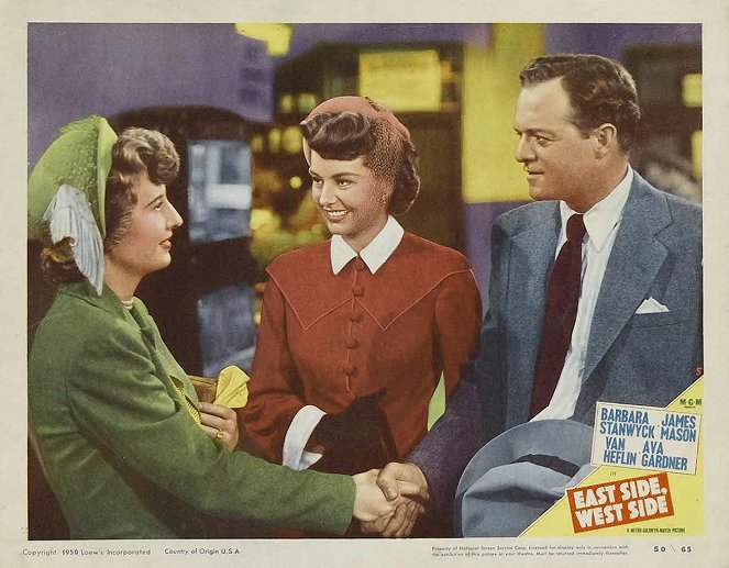 East Side, West Side - Lobby Cards