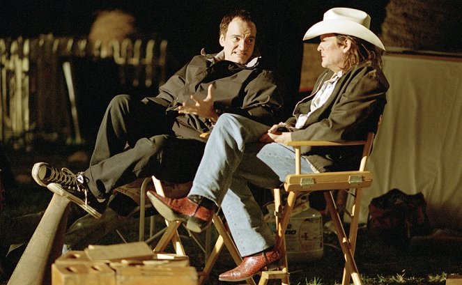 Kill Bill: Vol. 2 - Van de set - Quentin Tarantino, Michael Madsen