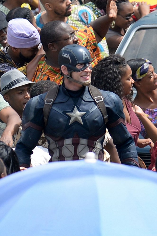 Captain America: Občianska vojna - Z nakrúcania - Chris Evans