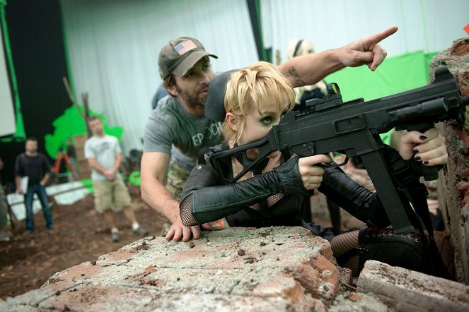 Álomháború - Forgatási fotók - Zack Snyder, Jena Malone