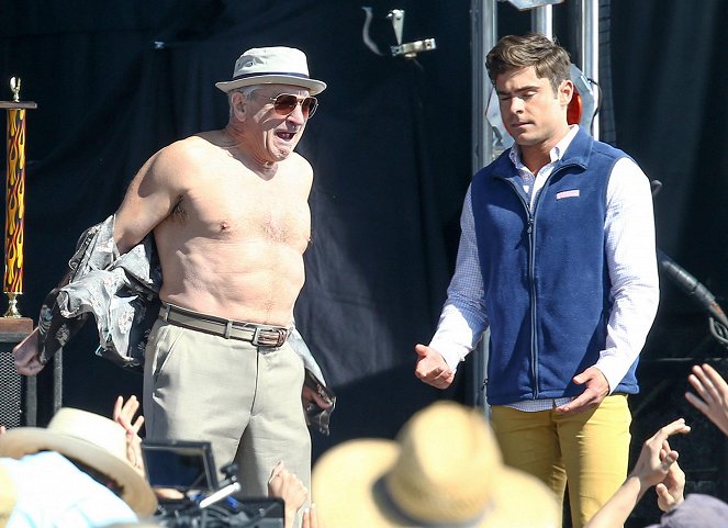 Dirty Grandpa - Van de set - Robert De Niro, Zac Efron