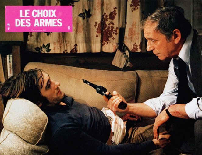 Le Choix des armes - Lobby Cards - Gérard Depardieu, Yves Montand
