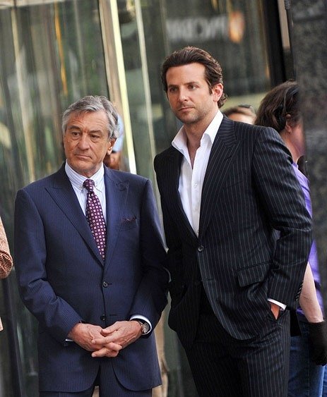 Sem Limites - De filmagens - Robert De Niro, Bradley Cooper