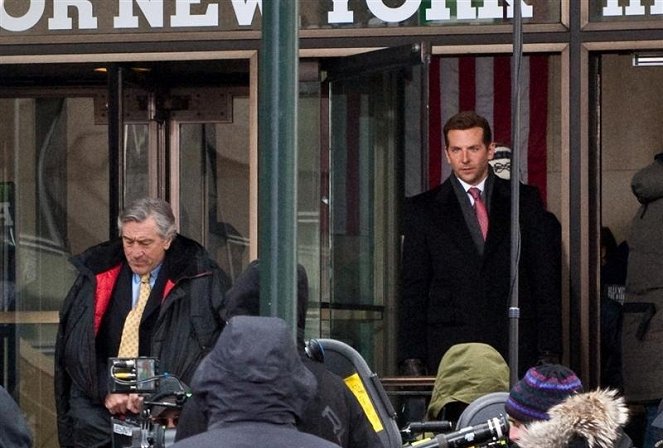 Csúcshatás - Forgatási fotók - Robert De Niro, Bradley Cooper