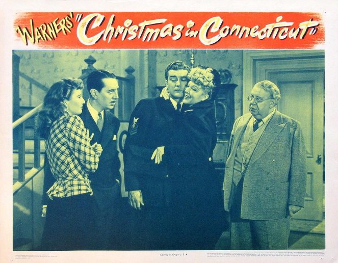 Christmas in Connecticut - Lobby Cards - Barbara Stanwyck, Reginald Gardiner, Dennis Morgan, Joyce Compton, S.Z. Sakall