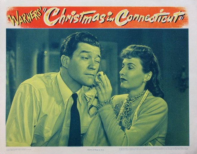 Weihnachten nach Maß - Lobbykarten - Dennis Morgan, Barbara Stanwyck