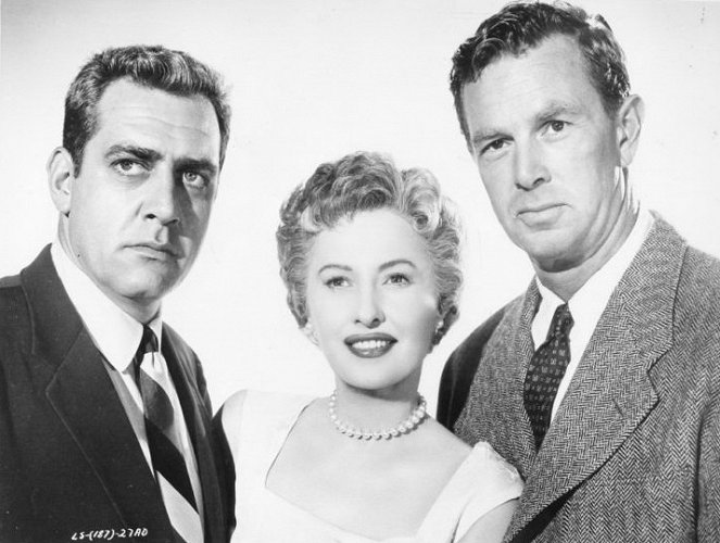 Crime of Passion - Werbefoto - Raymond Burr, Barbara Stanwyck, Sterling Hayden