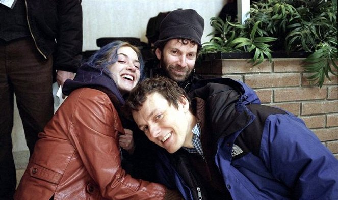 Eternal Sunshine of the Spotless Mind - Van de set - Kate Winslet, Michel Gondry, Charlie Kaufman