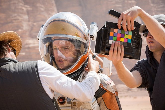 Perdido em Marte - De filmagens - Matt Damon