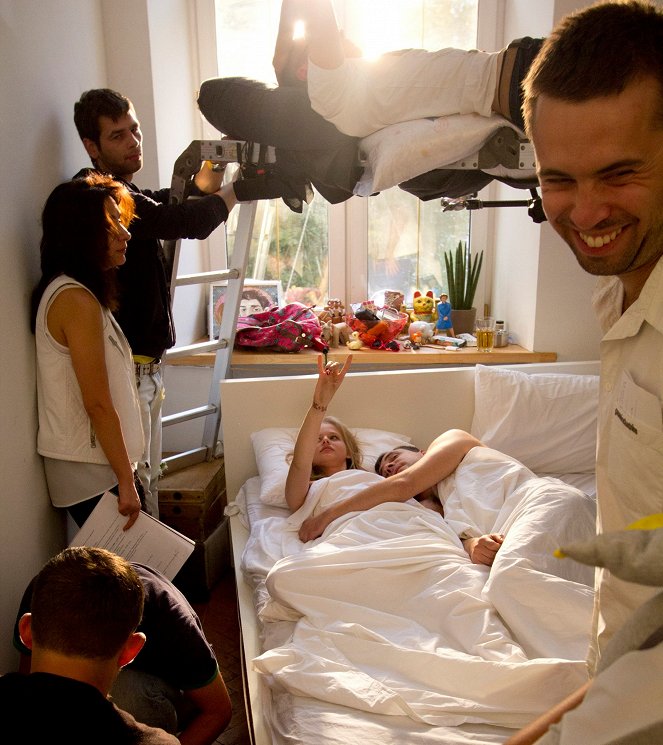 De l'amour - Tournage - Anna Melikyan, Aleksandra Bortich, Evgeniy Tsyganov, Fyodor Lyass