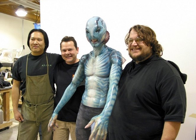 Hellboy - Z realizacji - Doug Jones, Guillermo del Toro