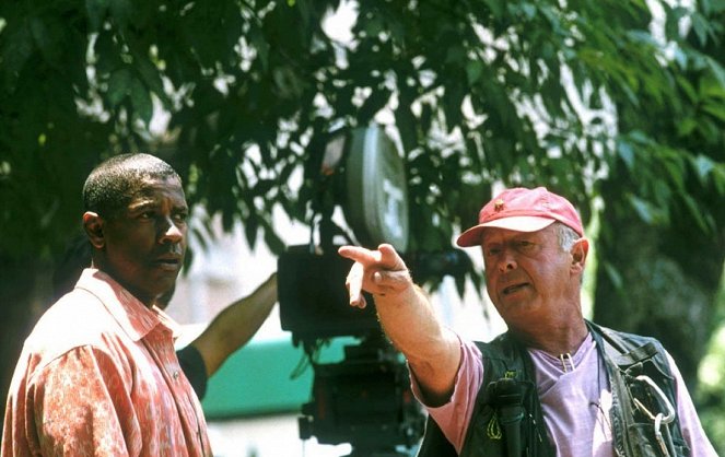 Homem em Fúria - De filmagens - Denzel Washington, Tony Scott