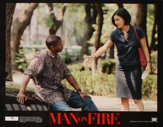 Man on Fire - Lobby Cards - Denzel Washington, Rachel Ticotin