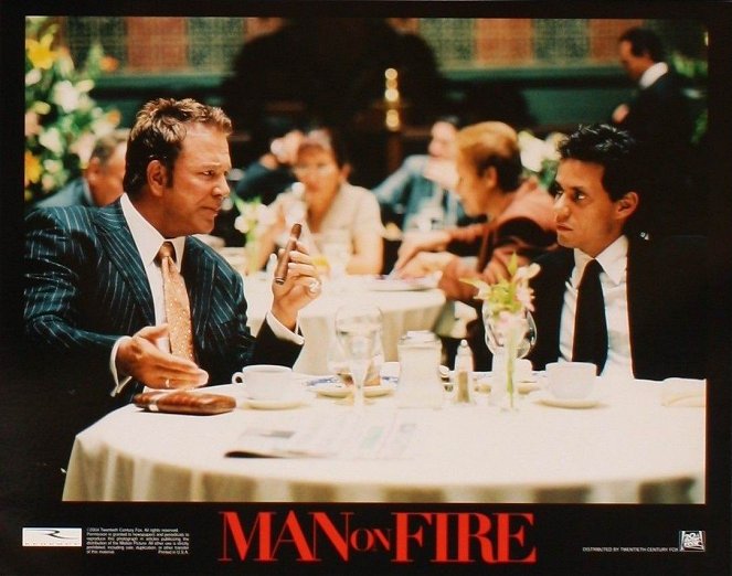 Man on Fire - Cartes de lobby - Mickey Rourke, Marc Anthony