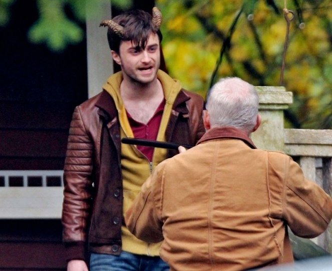 Cornos - De filmagens - Daniel Radcliffe