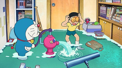 Eiga Doraemon: Nobita no ningjo daikaisen - De la película