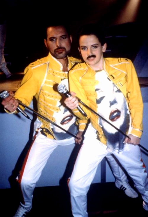Queen: The Miracle - Kuvat kuvauksista - Freddie Mercury, Ross McCall