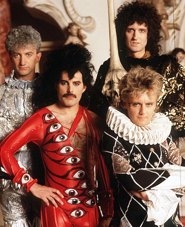 Queen: It's a Hard Life - Werbefoto - John Deacon, Freddie Mercury, Brian May, Roger Taylor