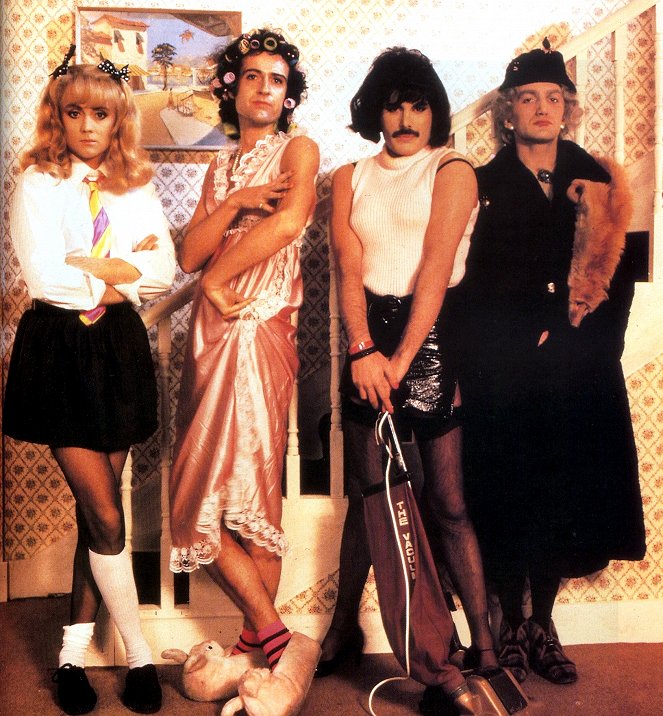 Queen: I Want to Break Free - Promoción - Roger Taylor, Brian May, Freddie Mercury, John Deacon