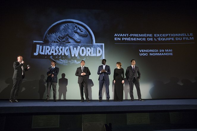 Jurassic World - Z imprez - Colin Trevorrow, Omar Sy, Bryce Dallas Howard, Chris Pratt