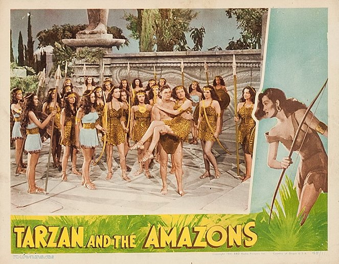 Tarzan et les amazones - Cartes de lobby