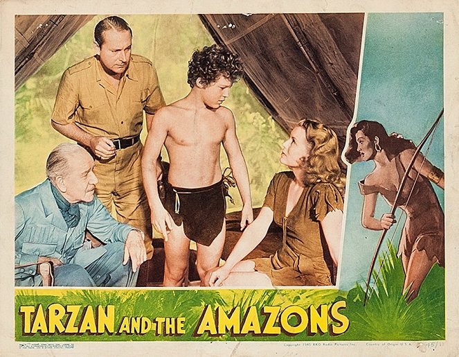 Tarzan and the Amazons - Lobbykaarten