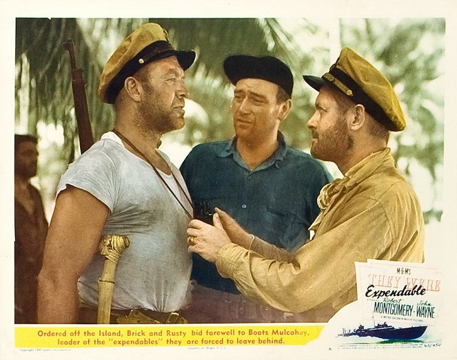 Schnellboote vor Bataan - Lobbykarten - Ward Bond, John Wayne, Robert Montgomery