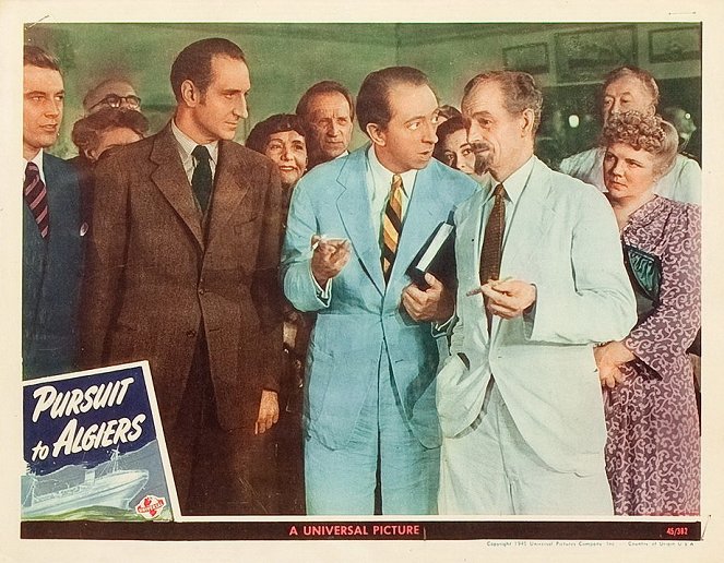 Pursuit to Algiers - Lobby Cards