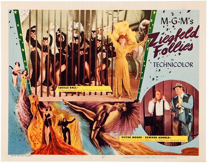 Ziegfeld Follies - Cartes de lobby - Lucille Ball