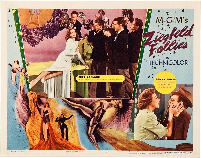 Ziegfeld Follies - Cartões lobby - Judy Garland
