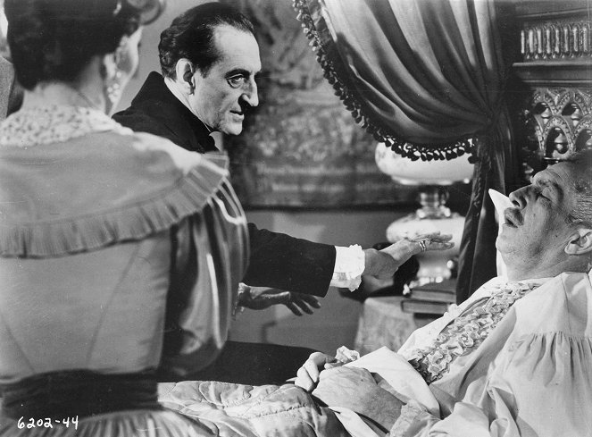 A Maldita, o Gato e a Morte - Do filme - Basil Rathbone, Vincent Price