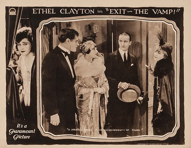 Exit the Vamp - Lobby karty - T. Roy Barnes, William Boyd, Ethel Clayton