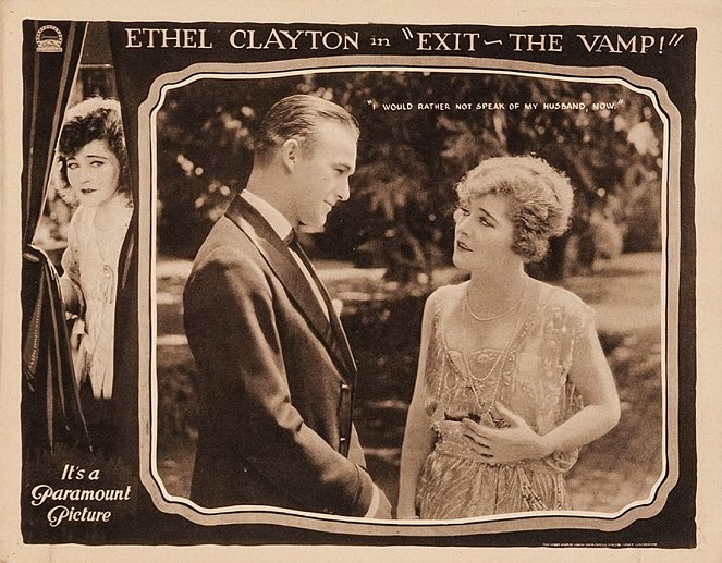 Exit the Vamp - Cartes de lobby - William Boyd, Ethel Clayton