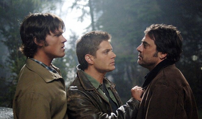 Supernatural - Season 1 - Dead Man's Blood - Photos - Jared Padalecki, Jensen Ackles, Jeffrey Dean Morgan