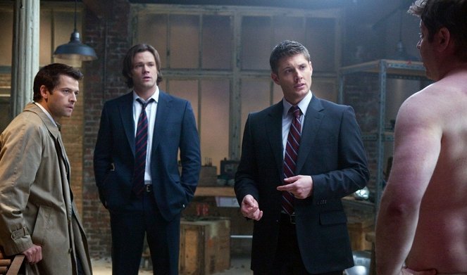 Supernatural - Season 5 - My Bloody Valentine - Photos - Misha Collins, Jared Padalecki, Jensen Ackles