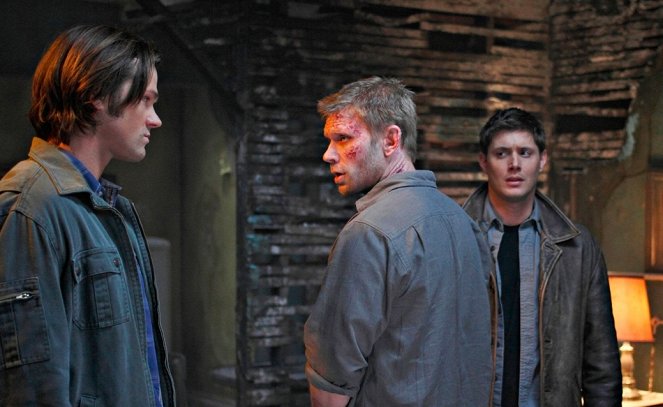 Supernatural - Season 5 - Schwanenlied - Filmfotos - Jared Padalecki, Mark Pellegrino, Jensen Ackles