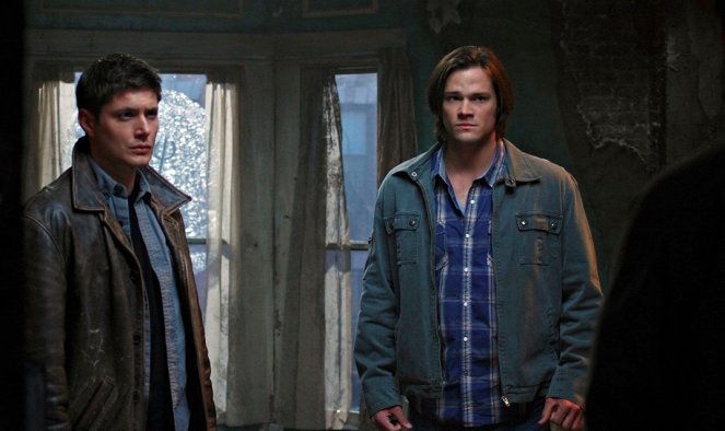 Supernatural - Season 5 - Schwanenlied - Filmfotos - Jensen Ackles, Jared Padalecki