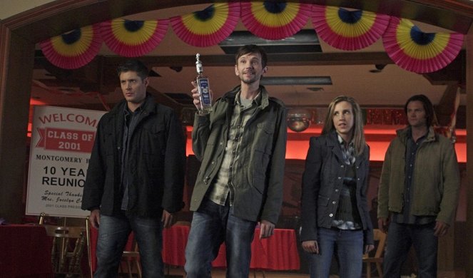 Supernatural - Season Seven, Time for a Wedding! - Van film - Jensen Ackles, DJ Qualls, Emily Perkins