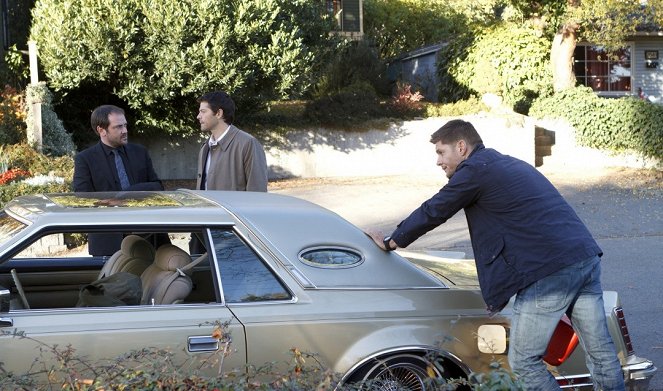 Supernatural - Road Trip - Van film - Mark Sheppard, Misha Collins, Jensen Ackles
